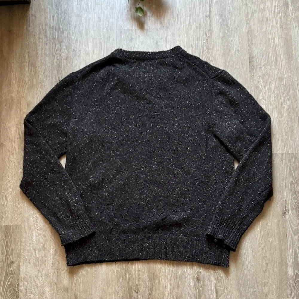 J.Crew Brown Wool Blend knit Crewneck Sweater
